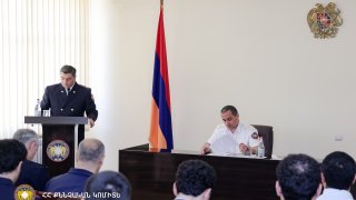 По случаям незаконного недропользования исключить дальнейшее продолжение аналогичных случаев в том же месте в будущем: Председатель Следственного комитета провел совещание в следственном управлении Араратского марза